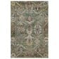 Dalyn Rug Company Silk Road Basil, Chocolate, Ivory, Gold, Copper, Blue and Mocha 9" x 12" Area Rug, , large