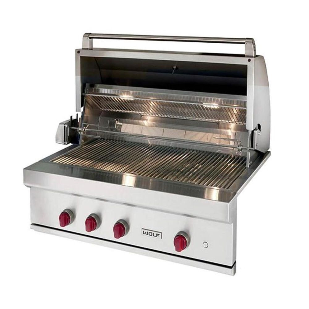 Wolf 42"" Outdoor Liquid Propane Grill in Stainless Steel, , large