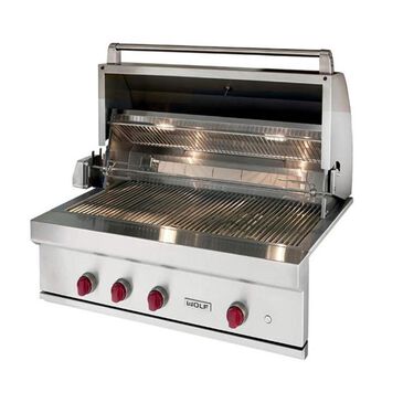 Wolf 42"" Outdoor Liquid Propane Grill in Stainless Steel, , large