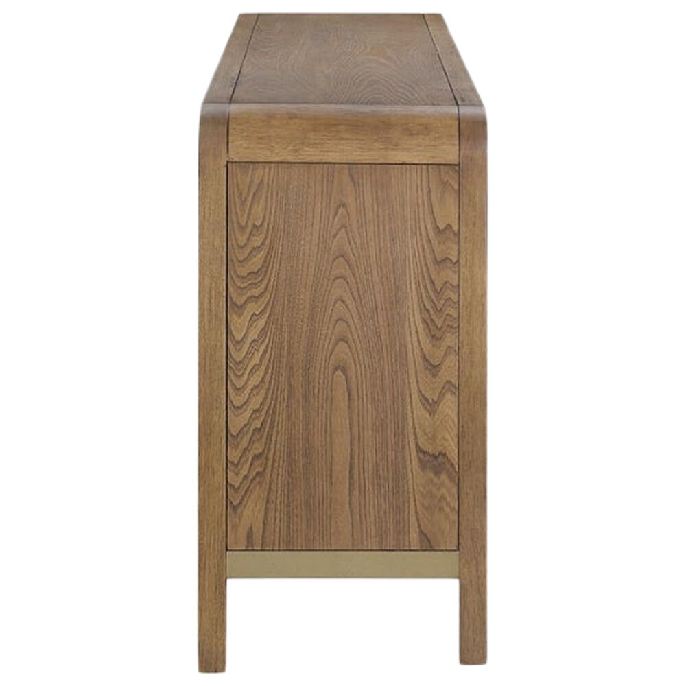 Bernards Furniture Elure Waterfall Console Table in Latte, , large