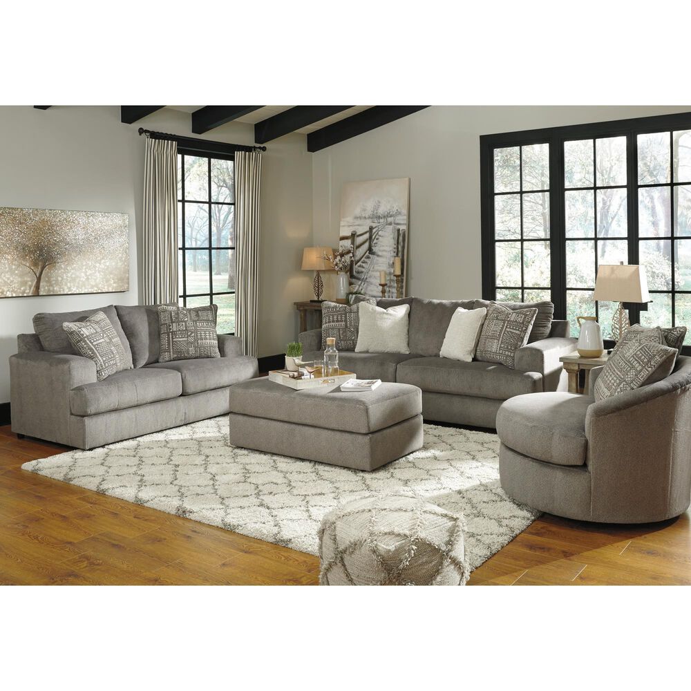 Ashley Soletren Oversized Ottoman in Ash, , large