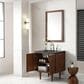 James Martin Vanities Amberly 30" Single Bathroom Vanity in Walnut with 3 cm Charcoal Soapstone Quartz Top and Rectangular Sink, , large
