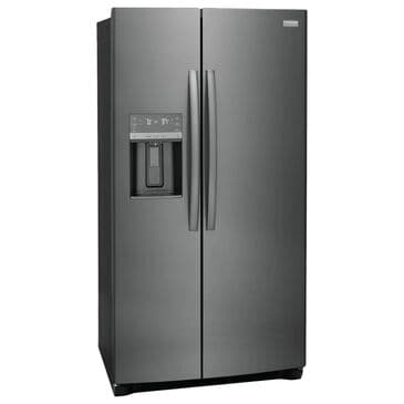 Frigidaire Gallery 22.3 Cu. Ft. Counter Depth Side-By-Side Refrigerator in Black Stainless Steel, , large