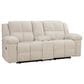 Ashley Orlen Manual Double Reclining Loveseat with Console in Winter, , large