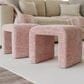 Waltham Sophia Ottoman Bench in Pink, , large