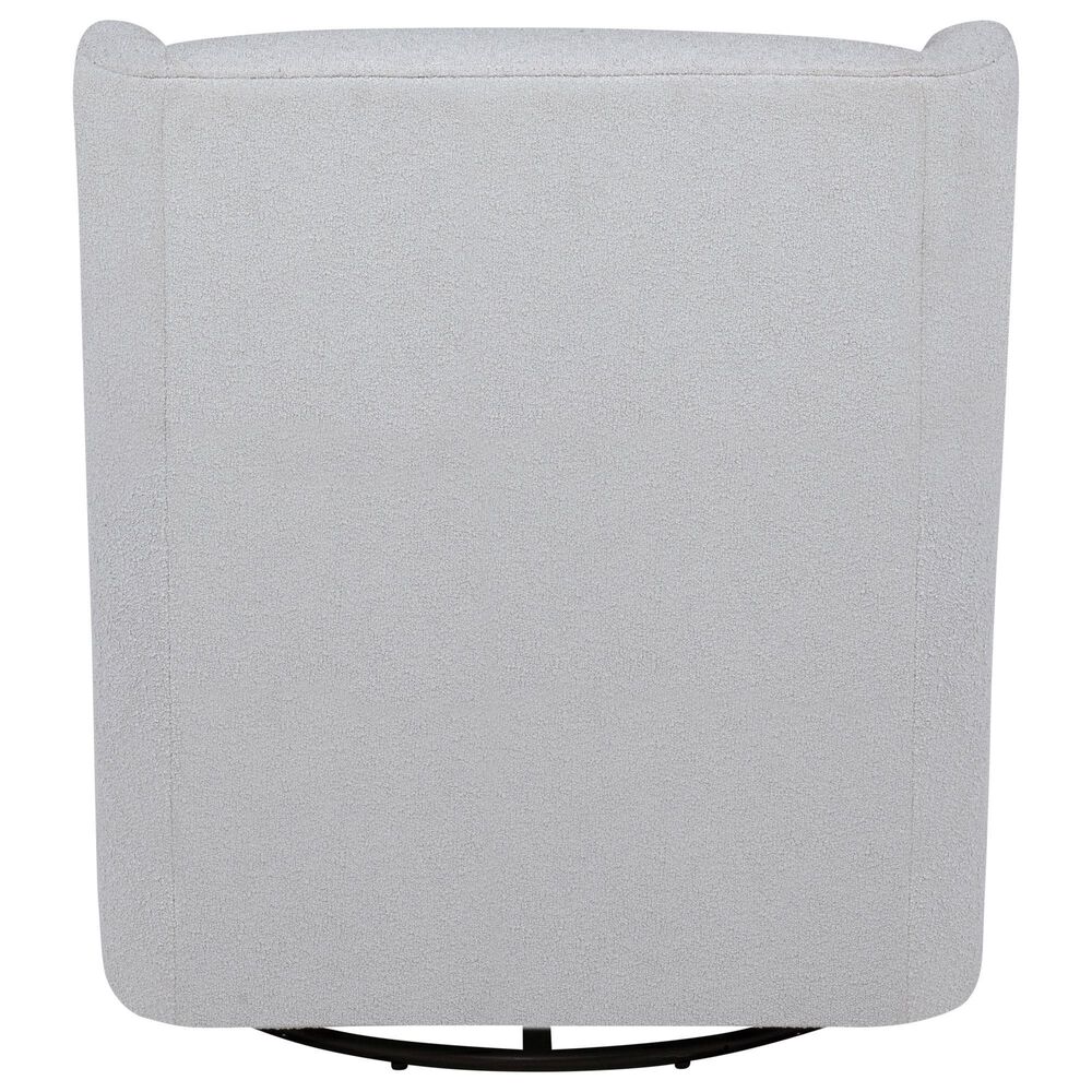 Coaster Serra Swivel Glider Chair in Dove Grey, , large