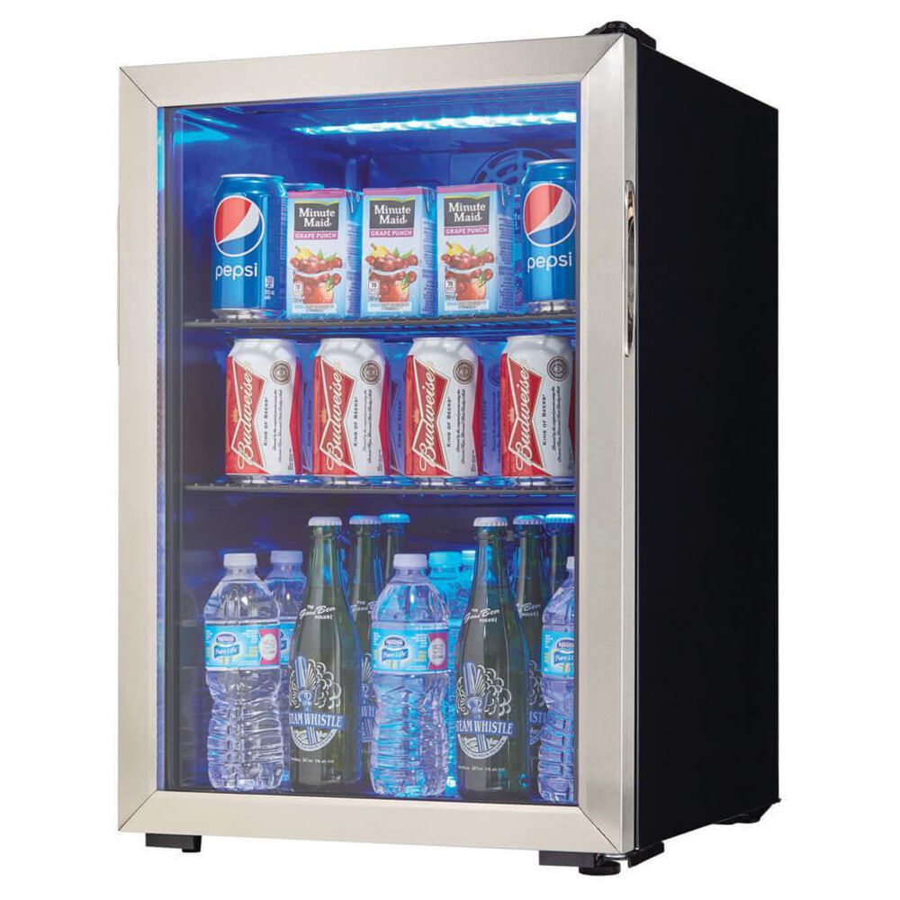 Danby 2.6 Cu. Ft. Freestanding Beverage Center in Stainless Steel, , large