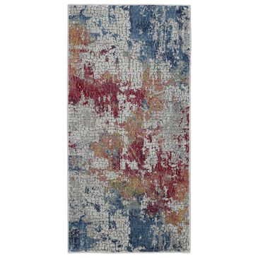 Nourison Ankara Global ANR10 2" x 6" Multicolor Runner, , large
