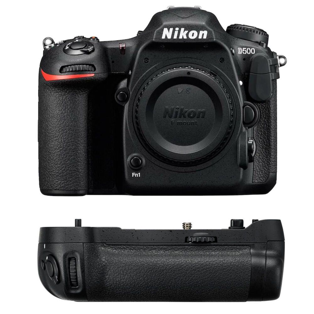 Nikon D500 DSLR Camera (Body Only) and Multi Battery Power Pack, , large