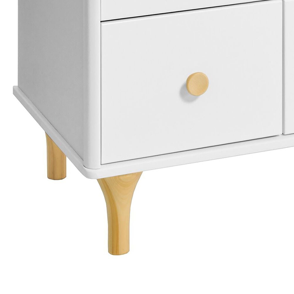 Babyletto Lolly 2 Piece Nursery Set in White and Natural, , large
