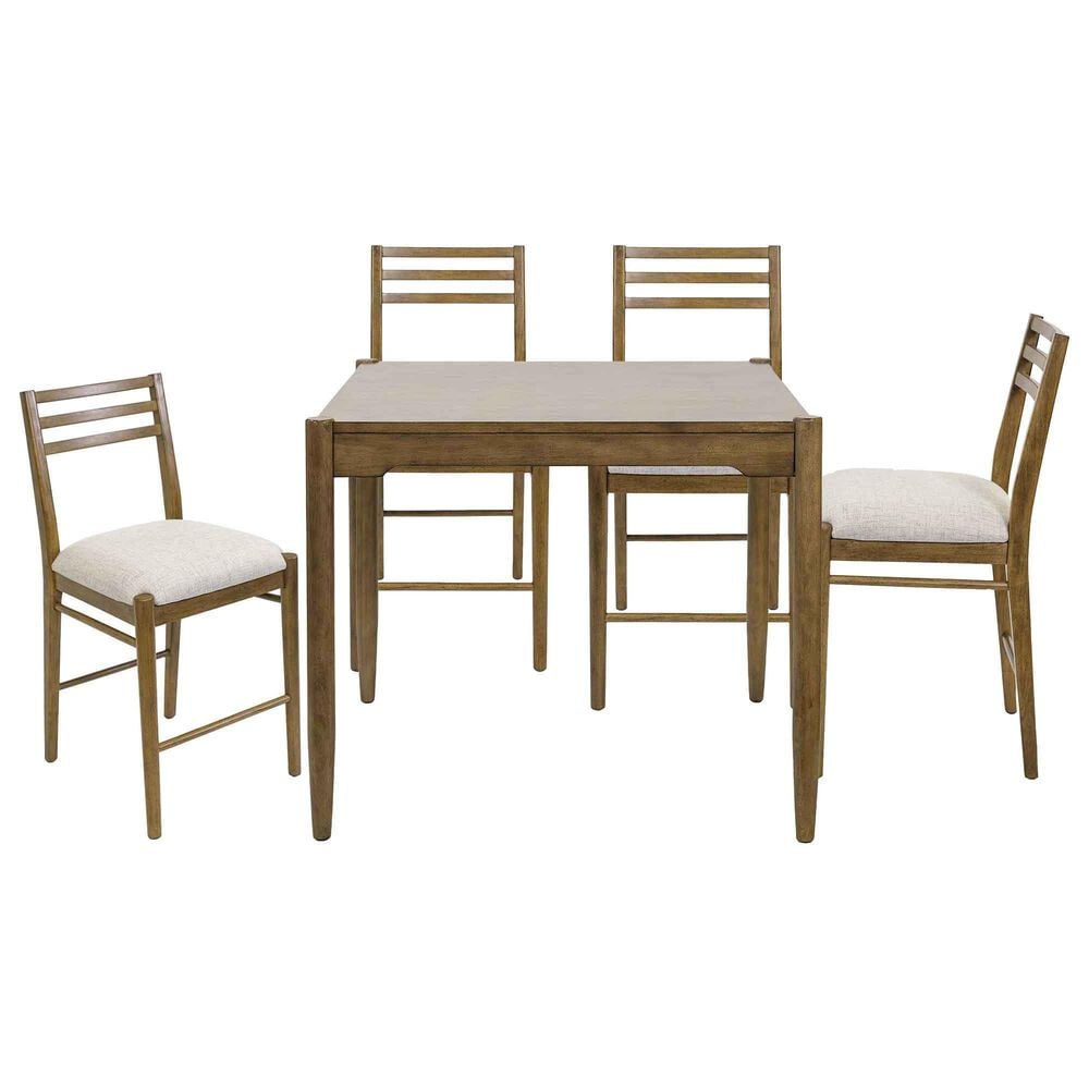 Martin Lachlan 5 Piece Counter Height Dining Set in Brown, , large