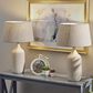Adesso Kathryn Table Lamp in Off-White, Grey and Natural (Set of 2), , large