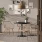 Lumisource Winston Farmhouse Chair in Antique Copper Metal and Whitewashed Wood By LumiSource, , large