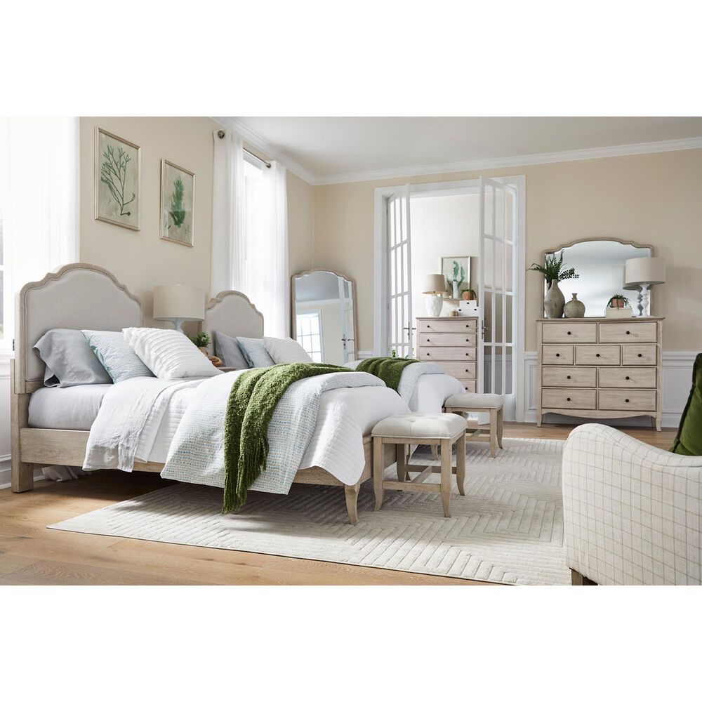 Riva Ridge Provence Landscape Mirror in Linen, , large