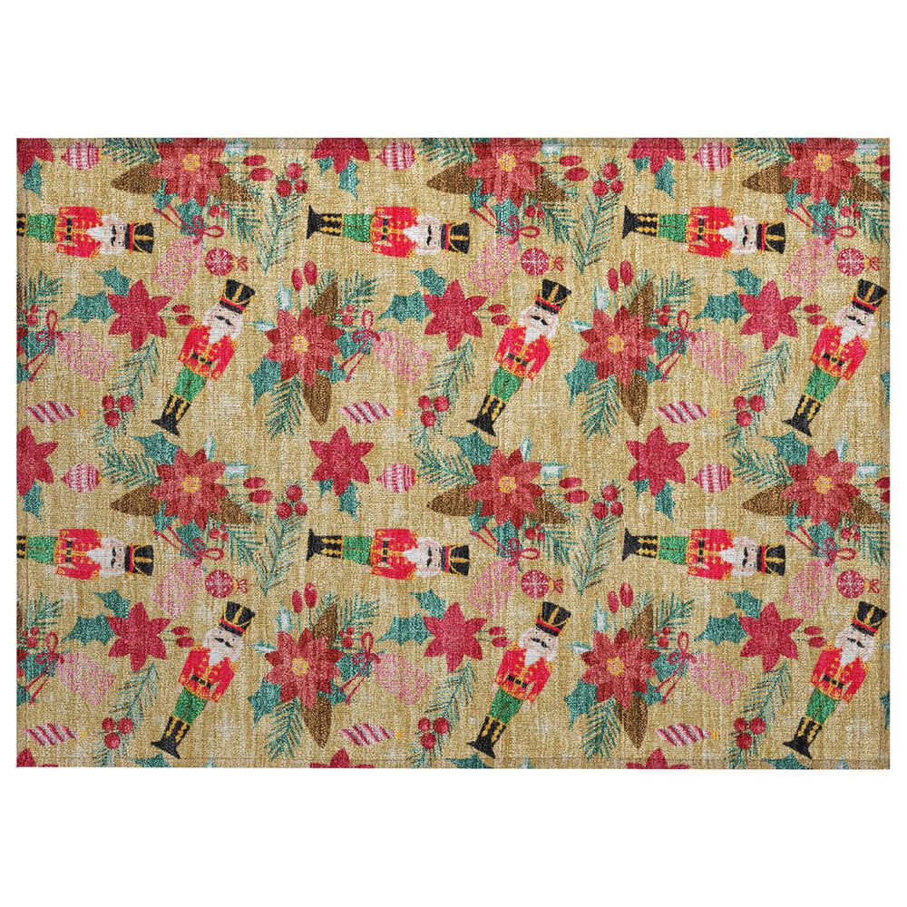 Dalyn Rug Company Wonderland WN30 1"8" x 2"6" Gold Indoor/Outdoor Area Rug, , large