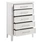 New Heritage Design Andover 5 Drawer Chest in White, , large