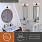 Vaxcel Elliot 2-Light Bathroom Vanity in Matte Black, , large