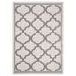 Safavieh Bermuda 5"3" x 7"6" Ivory and Grey Indoor/Outdoor Area Performance Rug, , large