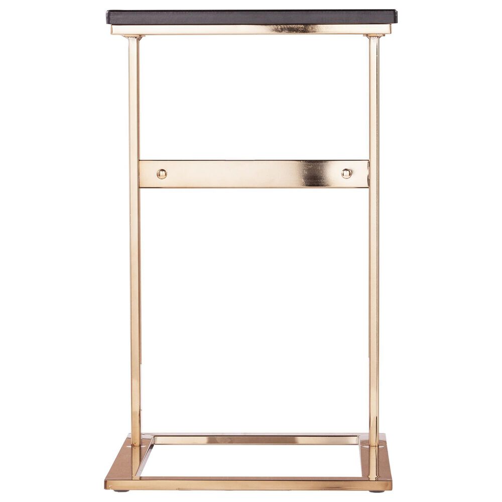 Southern Enterprises Rindland C-Table in Black and Champagne, , large