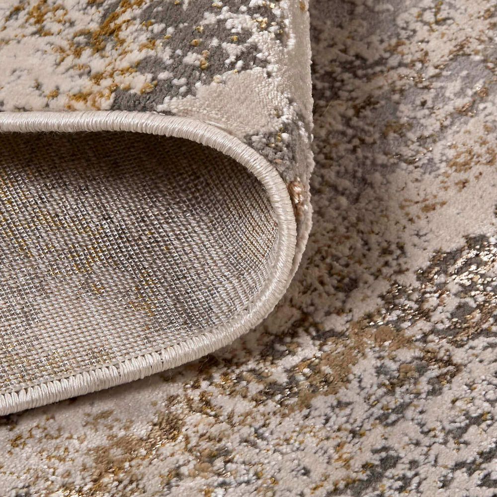 Feizy Aura 3735F 12&#39; x 15&#39; Gold and Gray Area Rug, , large