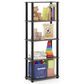 HOMLUX 5-Tier Display Rack in French Oak and Black, , large