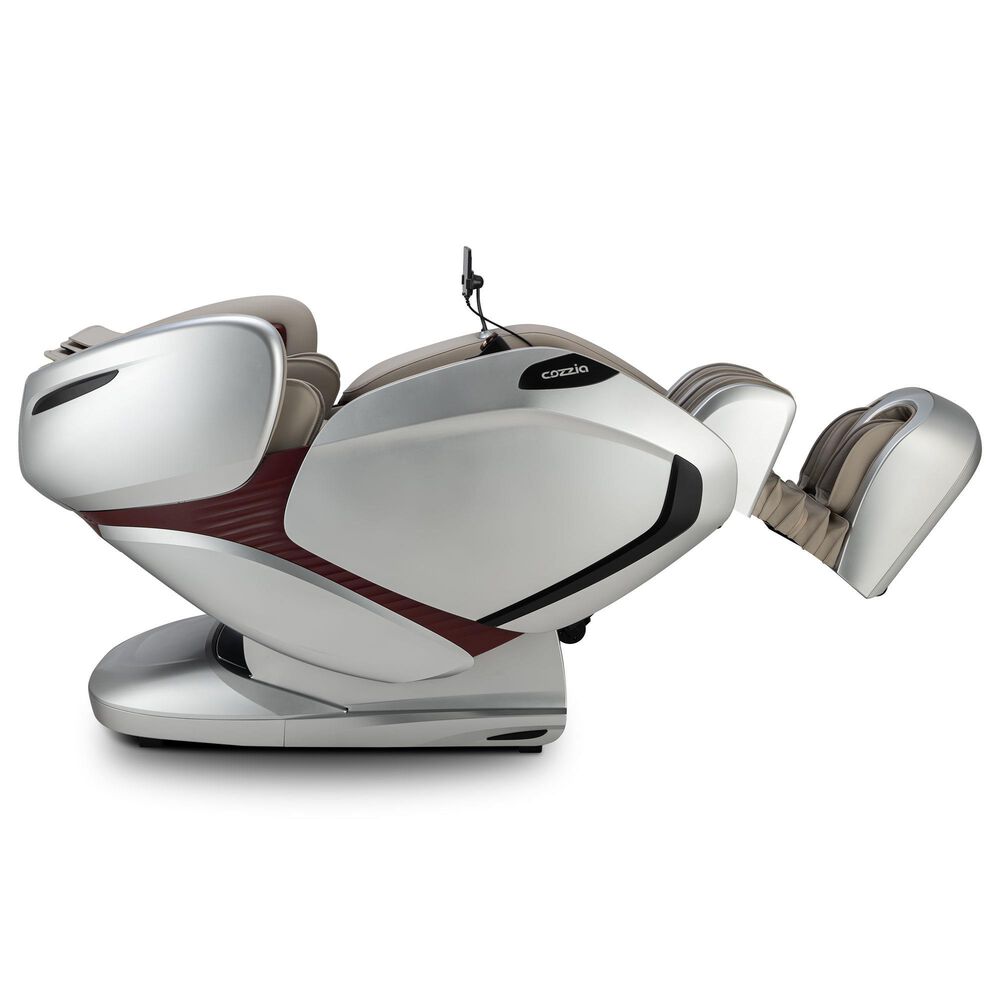 Cozzia Zen Duo Power Massage Chair in Platinum, , large