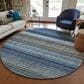Dalyn Rug Company Portico PO2 Navy 8" Round Area Rug, , large