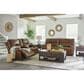 Ashley Francesca Power Reclining Loveseat with Console in Auburn, , large