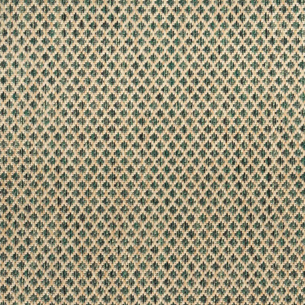 Nourison Courtyard Green 10&#39; x 14&#39; Indoor/Outdoor Area Rug, , large