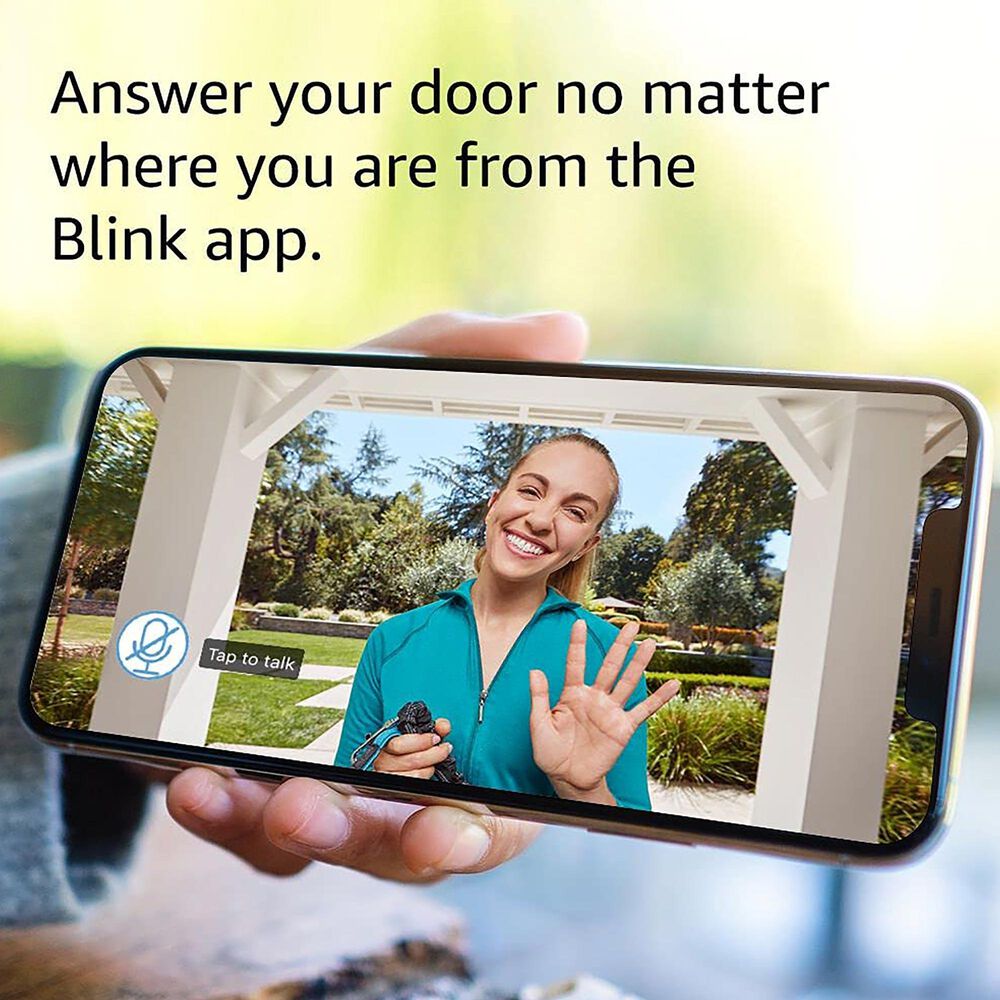 Blink Video Doorbell in Black, , large