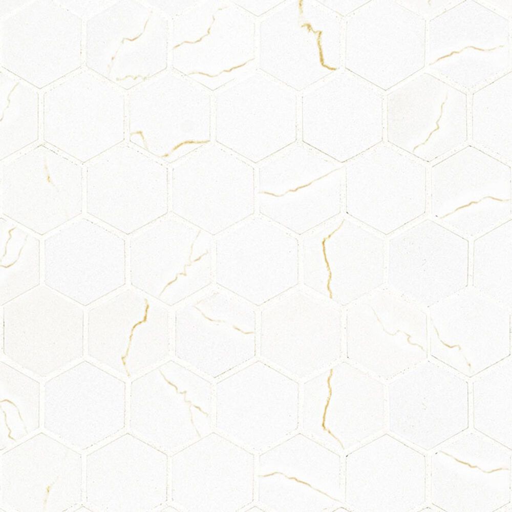MS International Miraggio Gold 2" x 2" Polished Porcelain Tile, , large