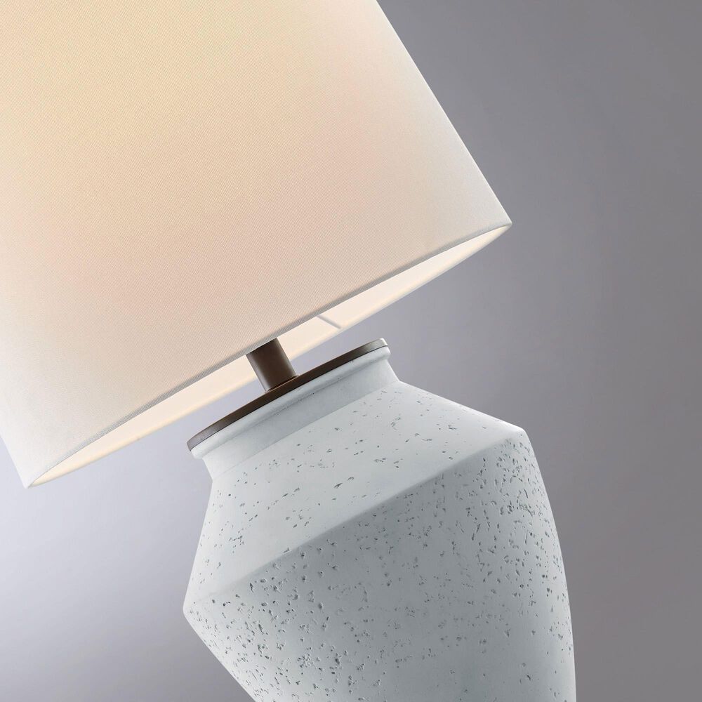 Lite Source Glenn Outdoor Table Lamp in Light Grey, , large