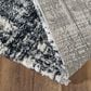 Central Oriental Natick Blyana 5" x 7" White and Blue Area Rug, , large