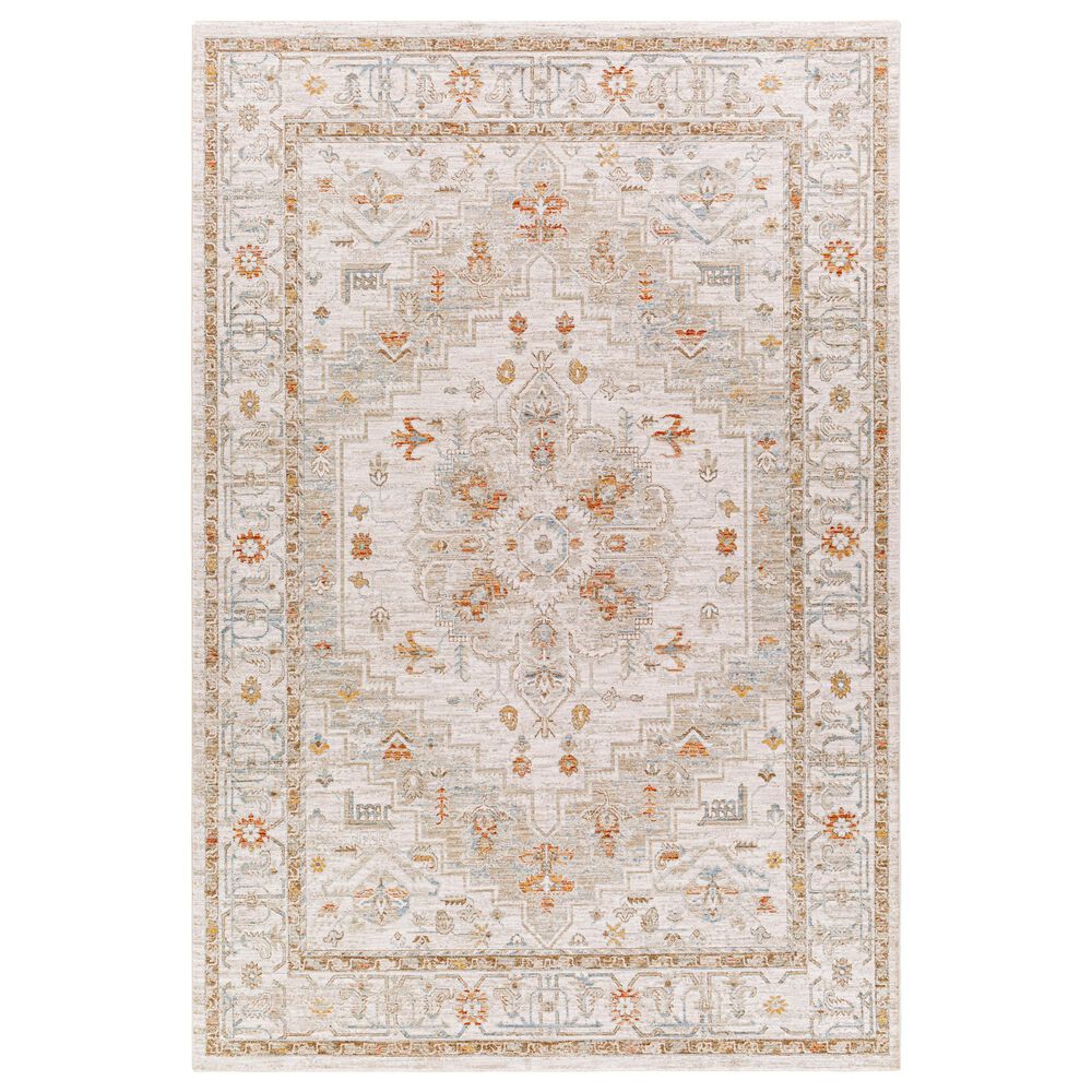 Surya Avant Garde AVT-2313 10" x 14" Orange, Blue and Beige Area Rug, , large