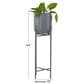 Maple and Jade 42" Dome Planter with Removable Stand in Gray, , large