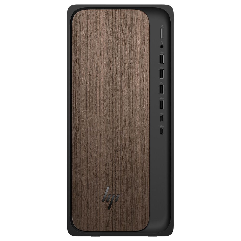 HP OmniDesk Desktop AI PC|Intel Core Ultra 5 225 - 16GB RAM - Intel Graphics - 512 GB SSD in Dark Walnut, , large