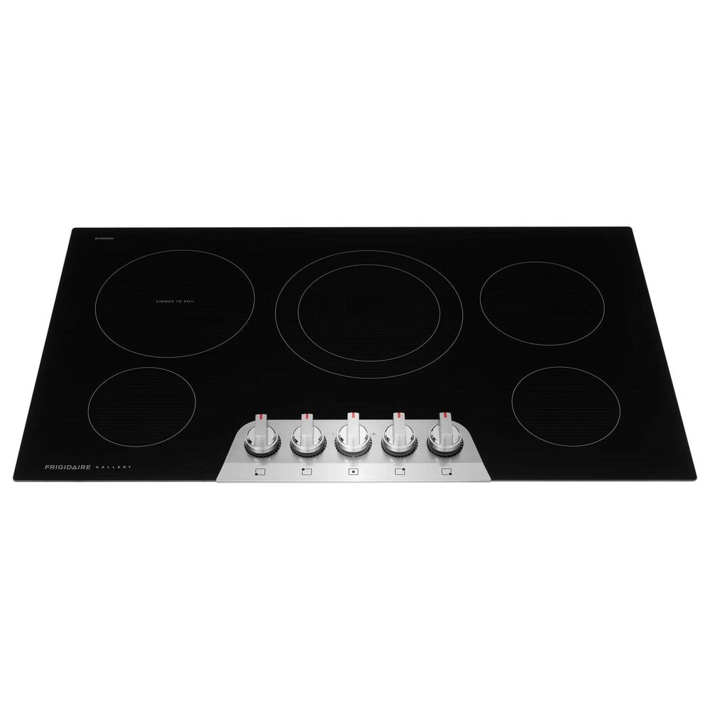 Frigidaire Gallery 36" Electric Cooktop with 5 Element in Stainless Steel and Black, , large