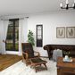 Maple and Jade 57" x 16" Gate Wall Decor in Dark Gray and Brown, , large