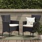Hearth and Haven Clementine Outdoor Dining Chair in Brown Multicolor (Set of 2), , large