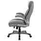Valor Living Executive Chair with Grey Upholstery in Titanium, , large