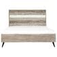 Blue River Bridges 4-Piece Queen Bed Set in Natural and Gray, , large
