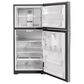 GE Appliances 19.2 Cu. Ft. GTS19KYNRFS Top Freezer Refrigerator in Stainless Steel, , large