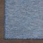 Nourison Positano 9" x 12" Navy Blue Indoor/Outdoor Area Rug, , large