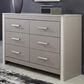 Ashley Surancha 6-Drawer Dresser in Gray, , large