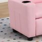 HOMLUX Marisa Kids Recliner Chair with Cupholder in Pink, , large