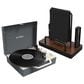 Victrola Re-Spin Sustainable Bluetooth Suitcase Record Player and Cleaning Kit in Grey, , large