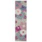 Nourison Passion PSN17 2"2" x 7"6" Grey Runner, , large