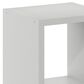 HOMLUX 2-Cube Reversible Open Back Bookshelf in Light Grey, , large