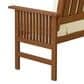 Noviland Patio Mediterranean Bench in Teak Oil, , large