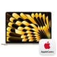 Apple MacBook Air 13.6" Laptop - Apple M4 chip 10-core CPU - 16GB RAM - 10-core GPU - 512GB SSD in Starlight with 3-Year AppleCare+, , large